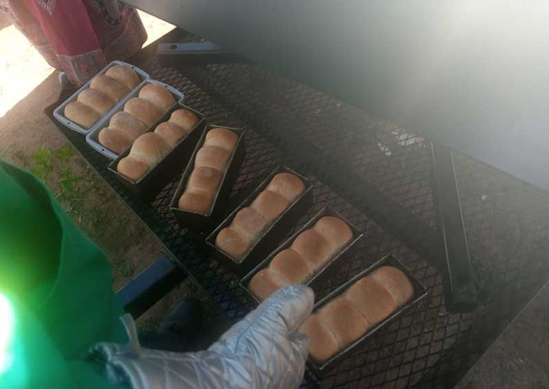 Bread cooked in the Villager Sun Oven